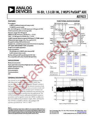 AD7622BSTZ datasheet  